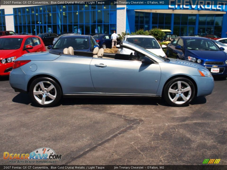 2007 Pontiac G6 GT Convertible Blue Gold Crystal Metallic / Light Taupe Photo #2