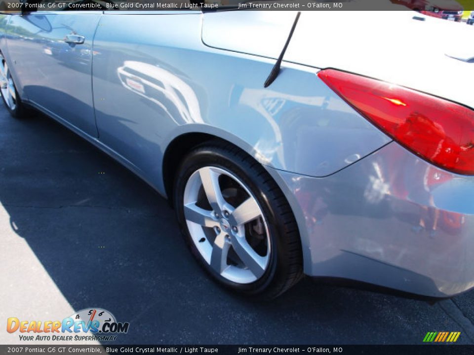 2007 Pontiac G6 GT Convertible Blue Gold Crystal Metallic / Light Taupe Photo #5