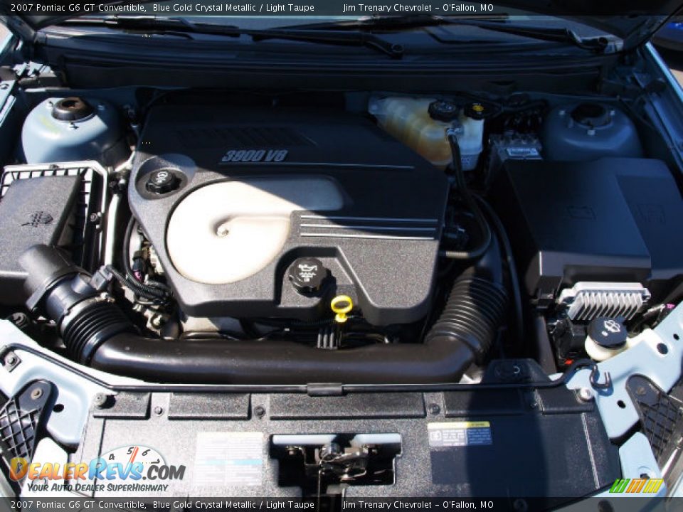 2007 Pontiac G6 GT Convertible Blue Gold Crystal Metallic / Light Taupe Photo #7