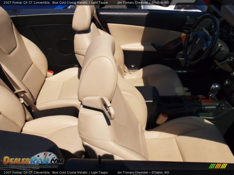 2007 Pontiac G6 GT Convertible Blue Gold Crystal Metallic / Light Taupe Photo #9