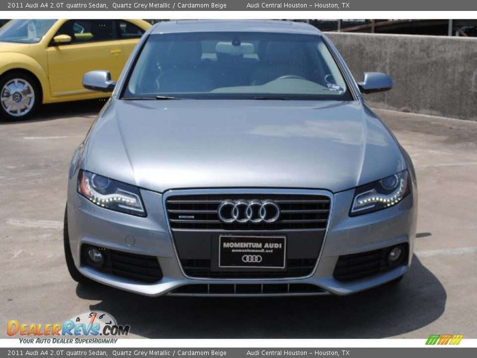 2011 Audi A4 2.0T quattro Sedan Quartz Grey Metallic / Cardamom Beige Photo #2