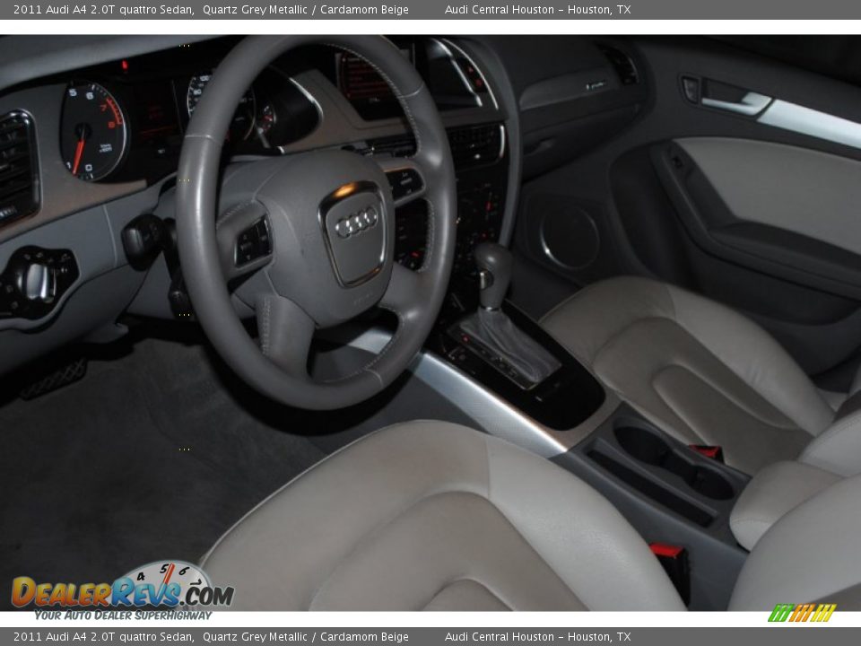 Cardamom Beige Interior - 2011 Audi A4 2.0T quattro Sedan Photo #10