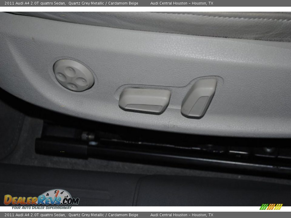 2011 Audi A4 2.0T quattro Sedan Quartz Grey Metallic / Cardamom Beige Photo #12