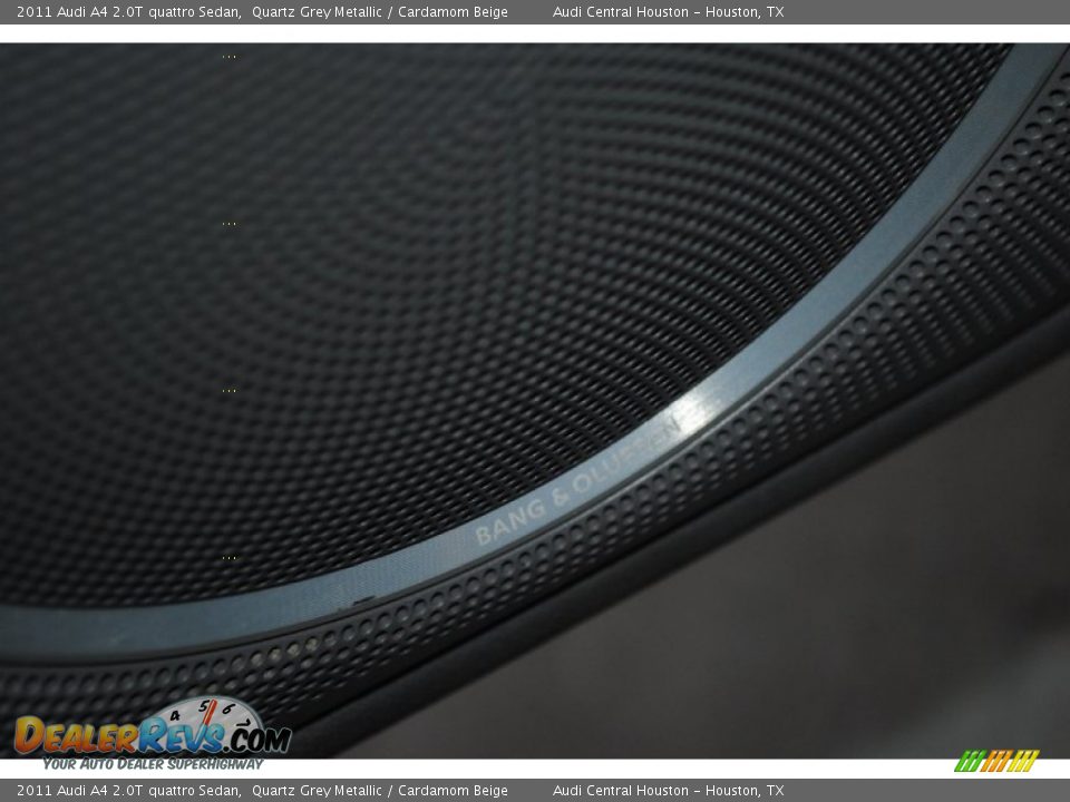 2011 Audi A4 2.0T quattro Sedan Quartz Grey Metallic / Cardamom Beige Photo #13