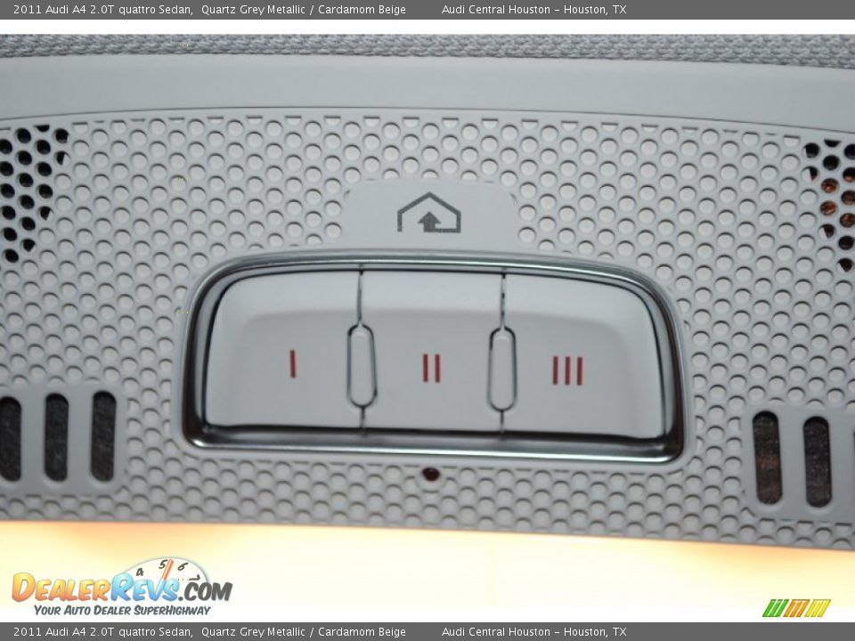 2011 Audi A4 2.0T quattro Sedan Quartz Grey Metallic / Cardamom Beige Photo #17
