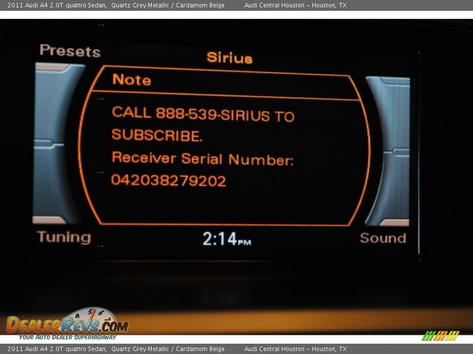 2011 Audi A4 2.0T quattro Sedan Quartz Grey Metallic / Cardamom Beige Photo #22