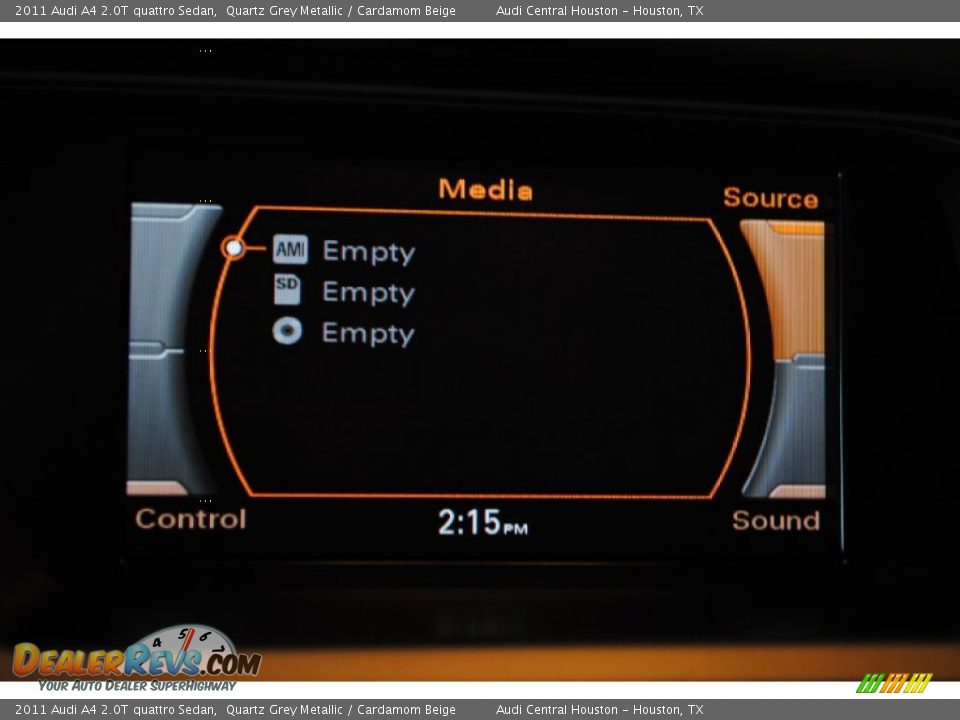 2011 Audi A4 2.0T quattro Sedan Quartz Grey Metallic / Cardamom Beige Photo #24