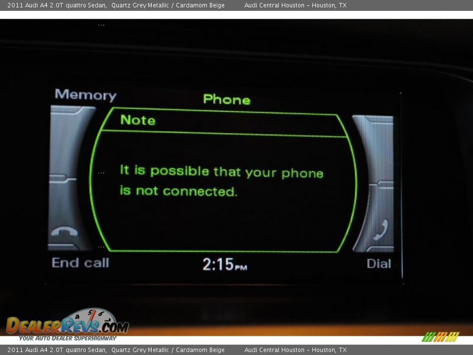 2011 Audi A4 2.0T quattro Sedan Quartz Grey Metallic / Cardamom Beige Photo #25