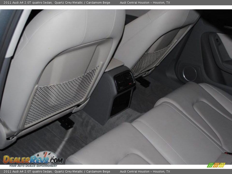 2011 Audi A4 2.0T quattro Sedan Quartz Grey Metallic / Cardamom Beige Photo #30