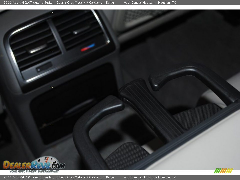 2011 Audi A4 2.0T quattro Sedan Quartz Grey Metallic / Cardamom Beige Photo #32