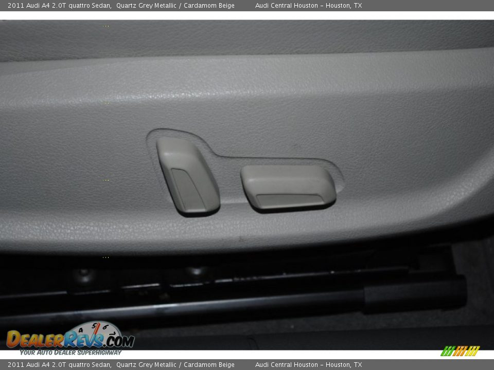 2011 Audi A4 2.0T quattro Sedan Quartz Grey Metallic / Cardamom Beige Photo #34