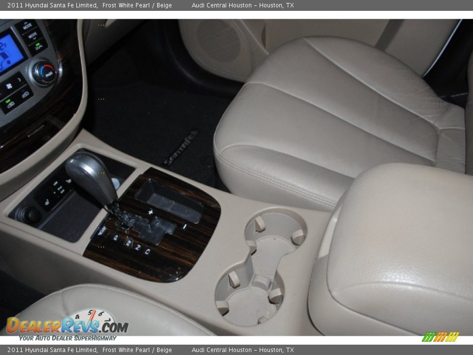 2011 Hyundai Santa Fe Limited Frost White Pearl / Beige Photo #15