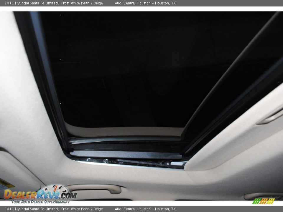 2011 Hyundai Santa Fe Limited Frost White Pearl / Beige Photo #16