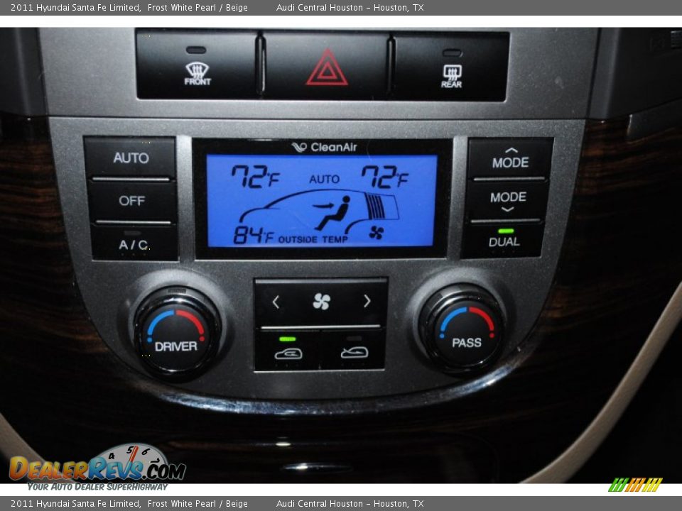 2011 Hyundai Santa Fe Limited Frost White Pearl / Beige Photo #22