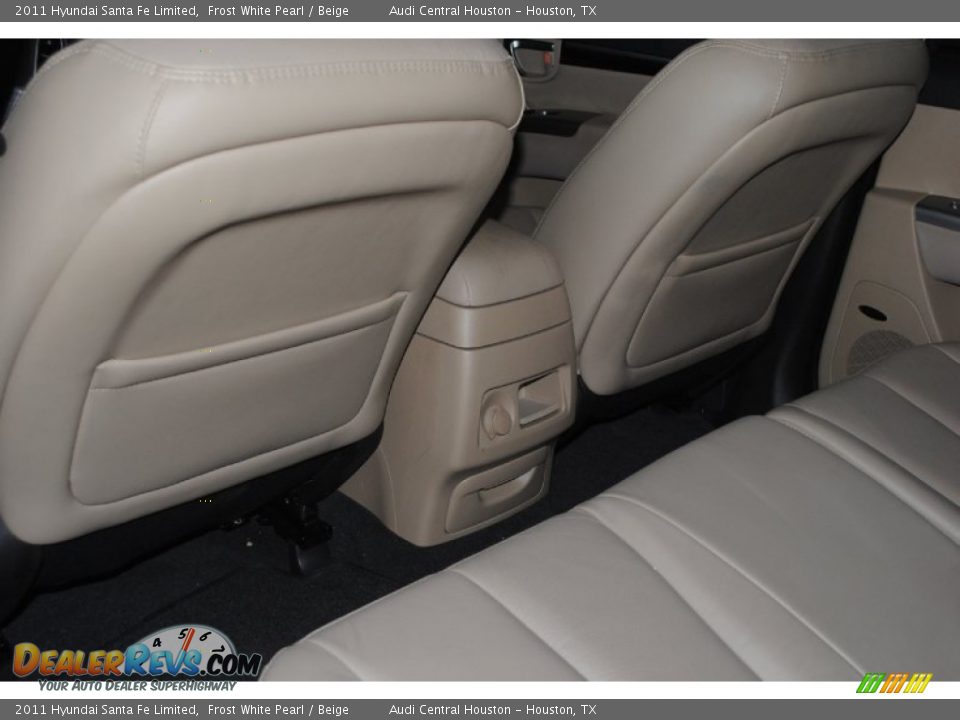 2011 Hyundai Santa Fe Limited Frost White Pearl / Beige Photo #27