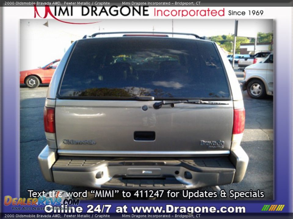 2000 Oldsmobile Bravada AWD Pewter Metallic / Graphite Photo #6