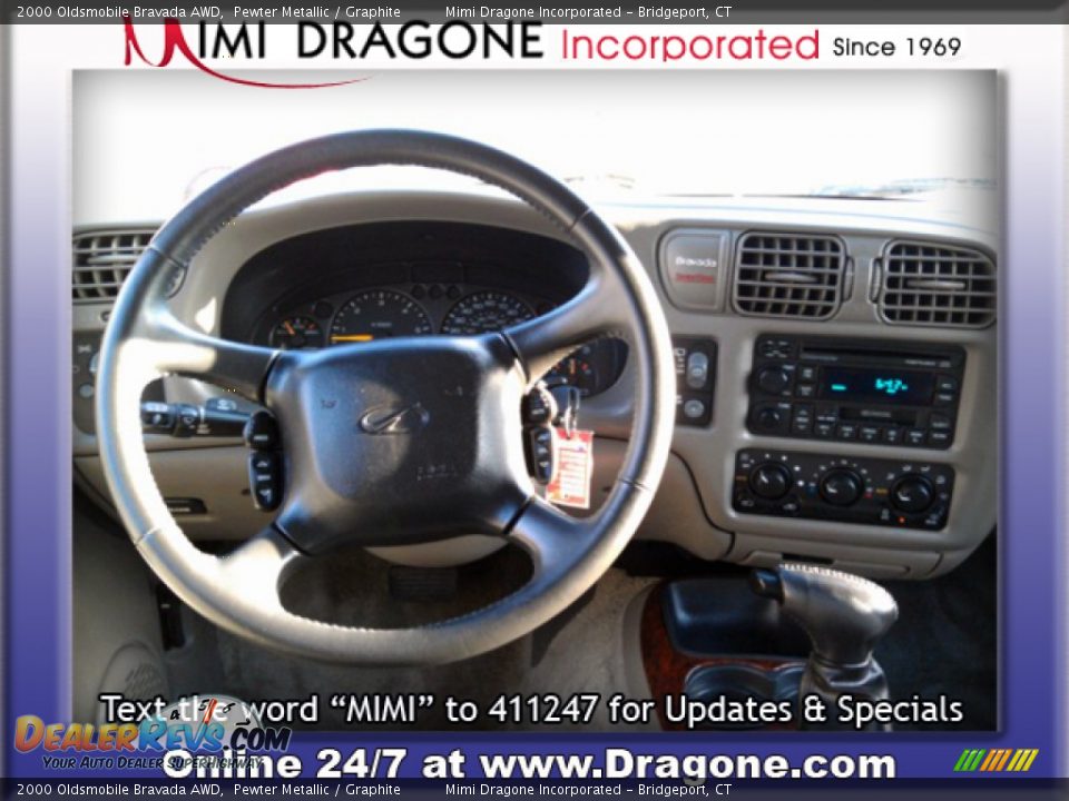 2000 Oldsmobile Bravada AWD Pewter Metallic / Graphite Photo #11