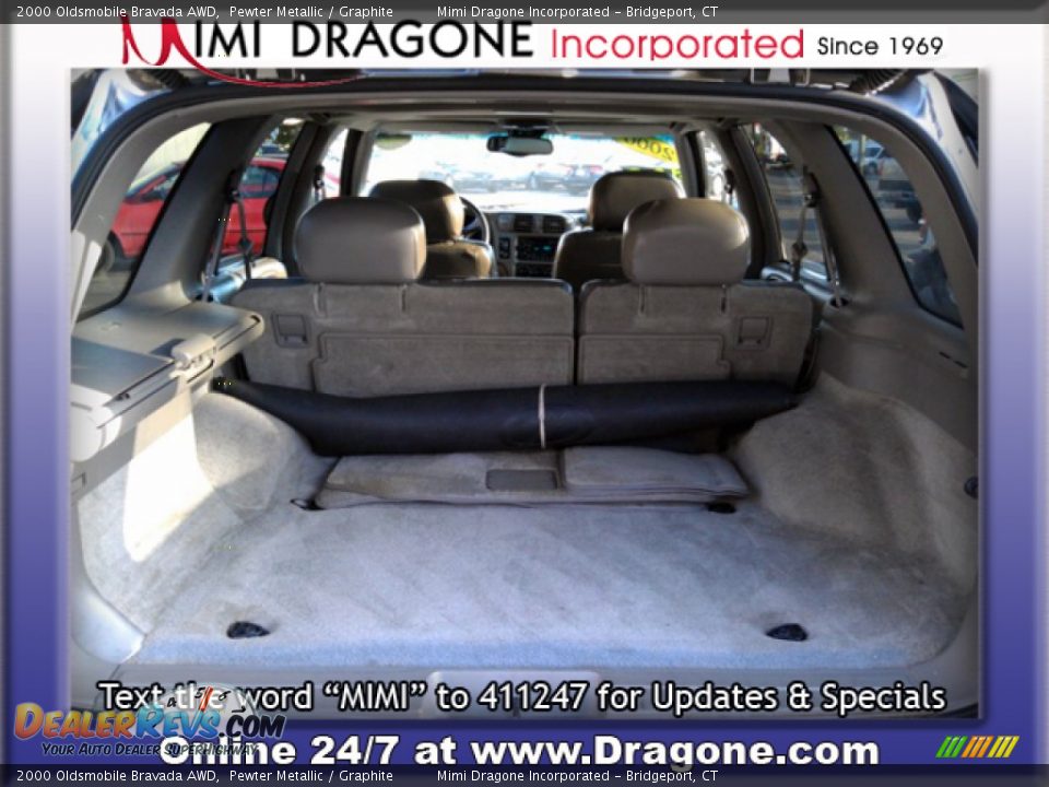 2000 Oldsmobile Bravada AWD Pewter Metallic / Graphite Photo #13
