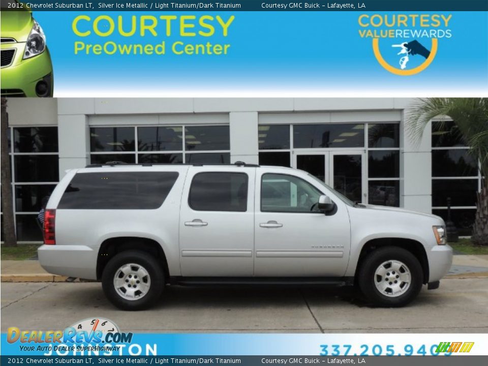 2012 Chevrolet Suburban LT Silver Ice Metallic / Light Titanium/Dark Titanium Photo #1