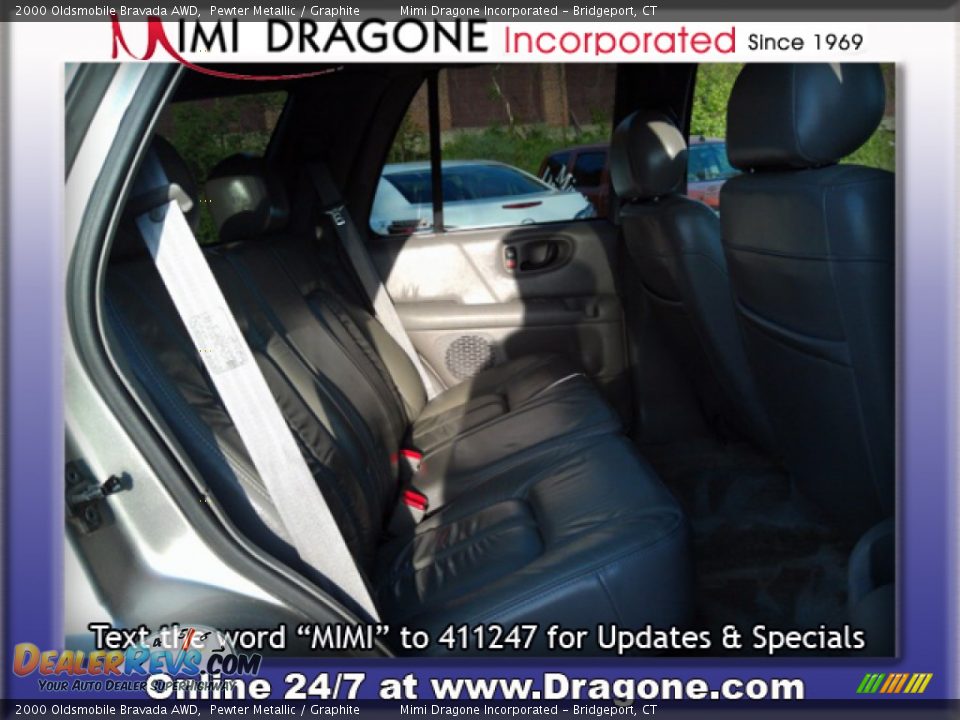 2000 Oldsmobile Bravada AWD Pewter Metallic / Graphite Photo #14