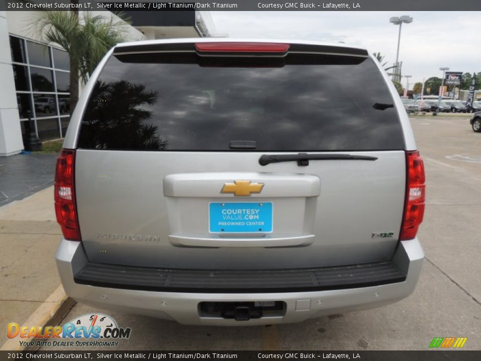 2012 Chevrolet Suburban LT Silver Ice Metallic / Light Titanium/Dark Titanium Photo #3