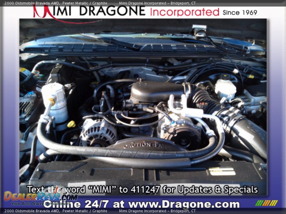 2000 Oldsmobile Bravada AWD Pewter Metallic / Graphite Photo #15