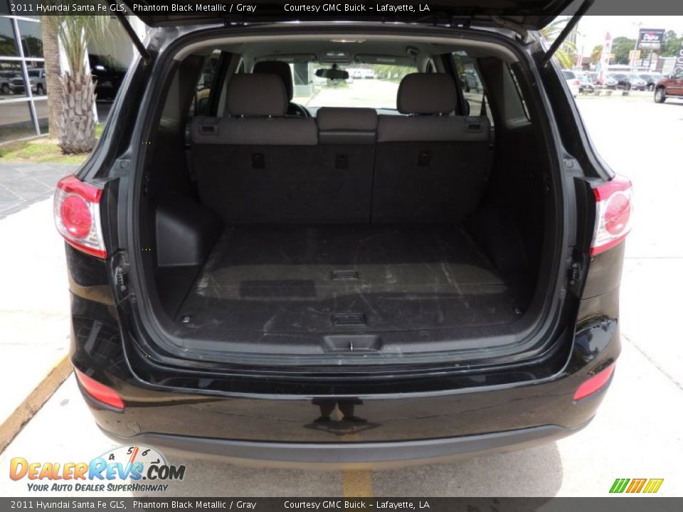 2011 Hyundai Santa Fe GLS Phantom Black Metallic / Gray Photo #4