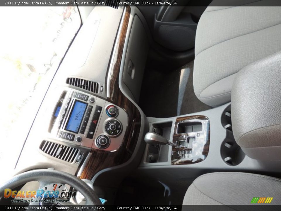 2011 Hyundai Santa Fe GLS Phantom Black Metallic / Gray Photo #20