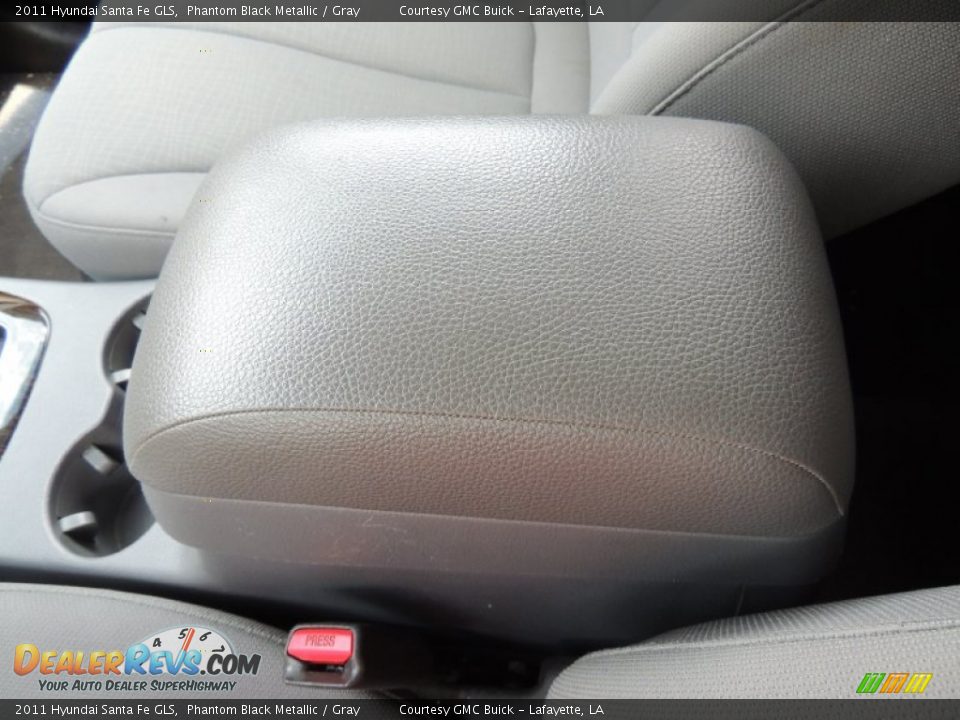 2011 Hyundai Santa Fe GLS Phantom Black Metallic / Gray Photo #21