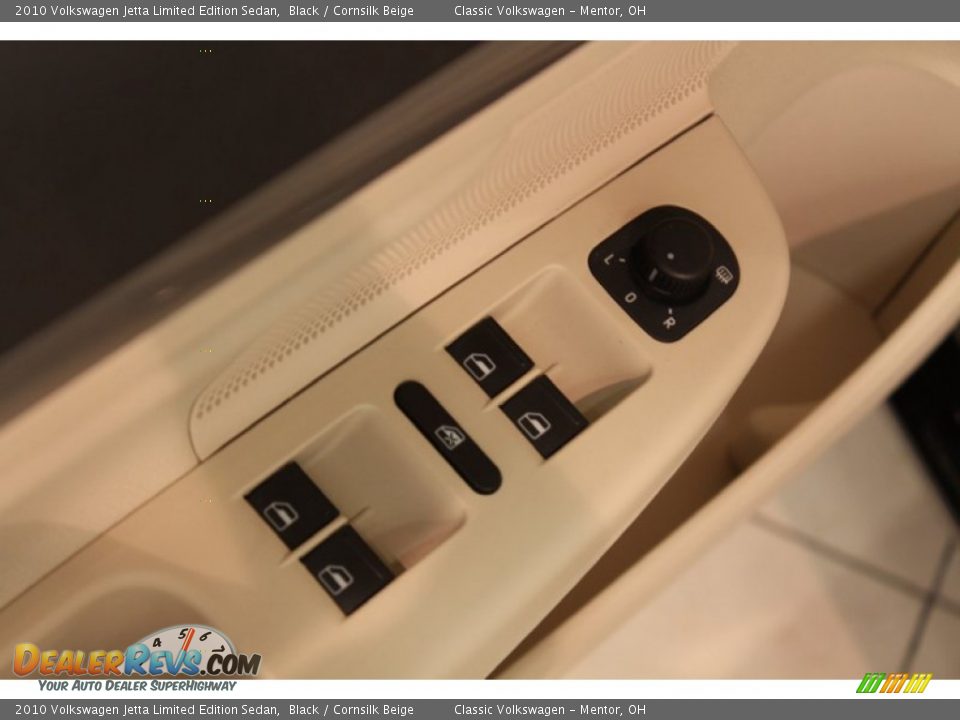 2010 Volkswagen Jetta Limited Edition Sedan Black / Cornsilk Beige Photo #5