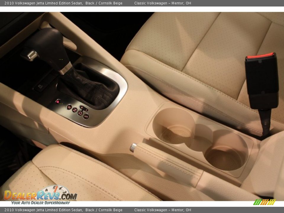 2010 Volkswagen Jetta Limited Edition Sedan Black / Cornsilk Beige Photo #10