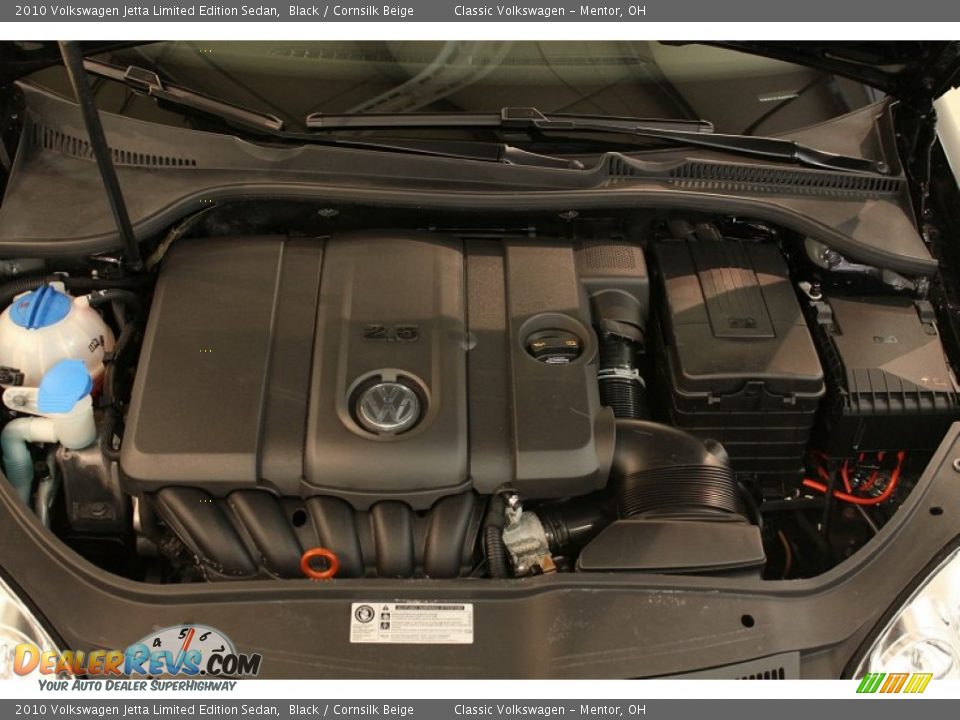 2010 Volkswagen Jetta Limited Edition Sedan Black / Cornsilk Beige Photo #17