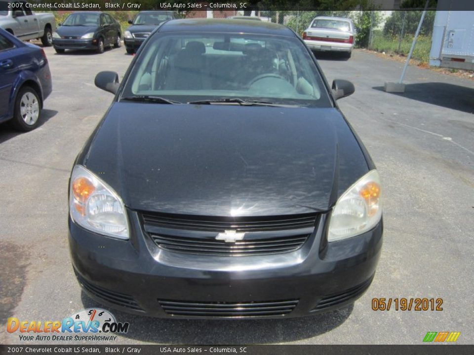 2007 Chevrolet Cobalt LS Sedan Black / Gray Photo #1