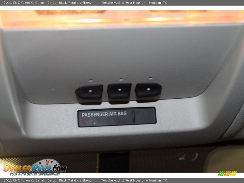 2011 GMC Yukon XL Denali Carbon Black Metallic / Ebony Photo #15