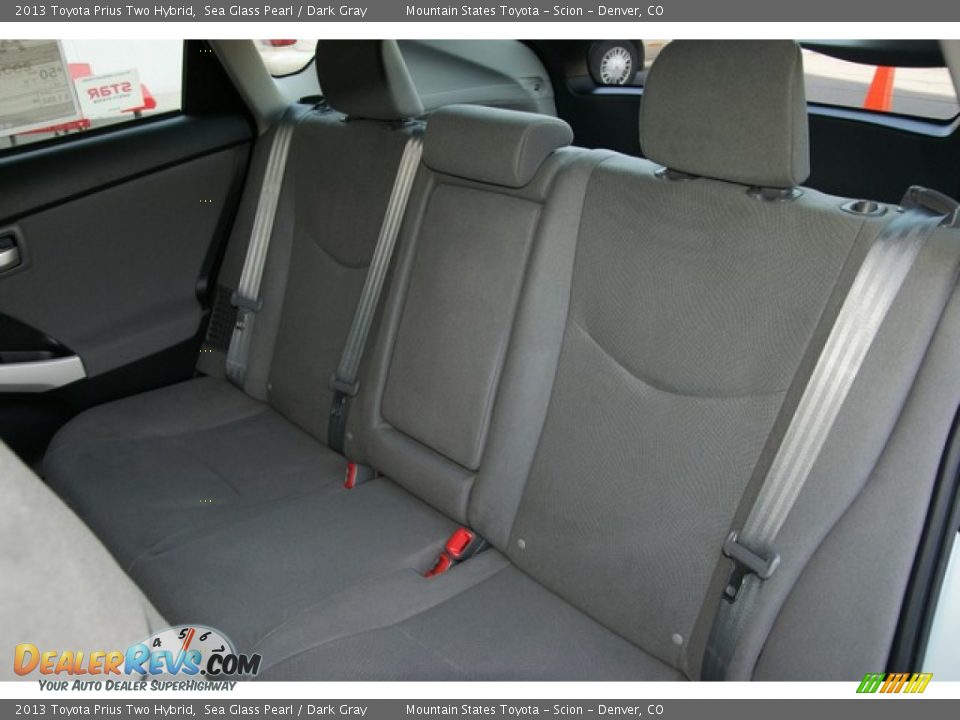 2013 Toyota Prius Two Hybrid Sea Glass Pearl / Dark Gray Photo #7