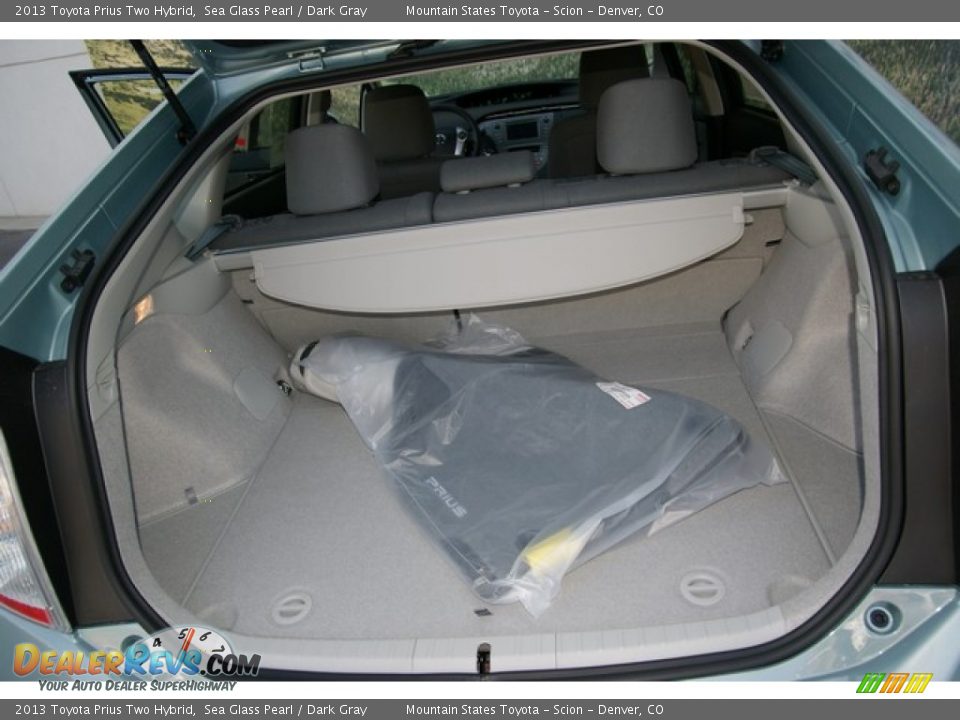 2013 Toyota Prius Two Hybrid Sea Glass Pearl / Dark Gray Photo #8