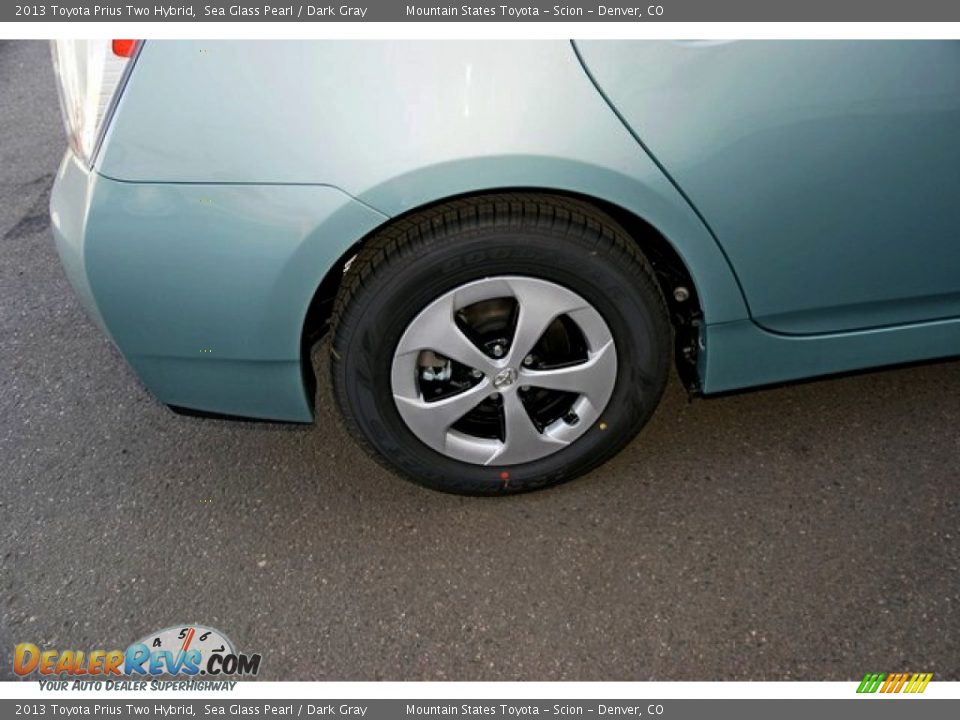 2013 Toyota Prius Two Hybrid Sea Glass Pearl / Dark Gray Photo #9