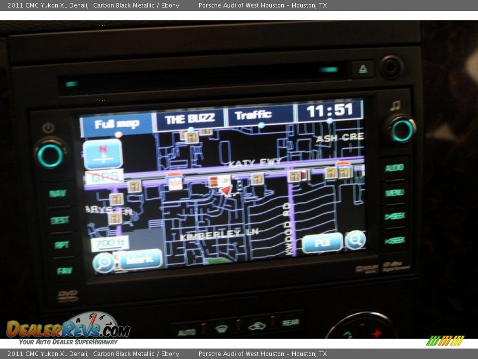 2011 GMC Yukon XL Denali Carbon Black Metallic / Ebony Photo #24