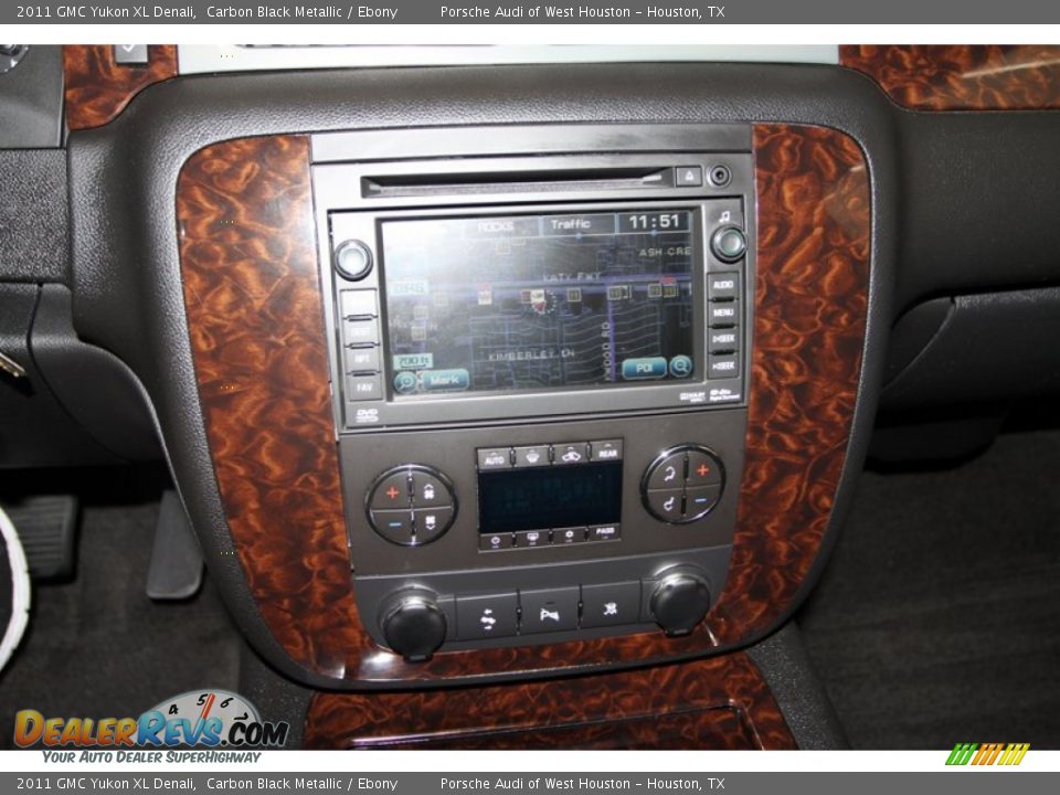 2011 GMC Yukon XL Denali Carbon Black Metallic / Ebony Photo #27