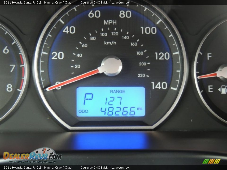 2011 Hyundai Santa Fe GLS Mineral Gray / Gray Photo #16