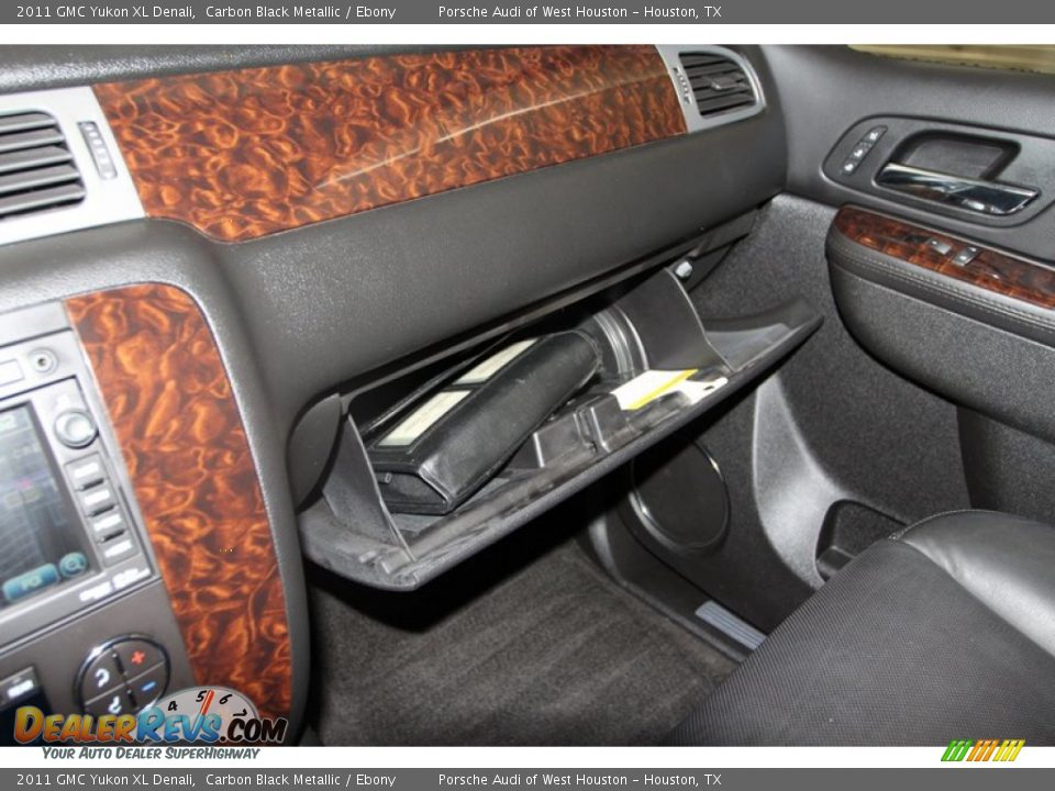2011 GMC Yukon XL Denali Carbon Black Metallic / Ebony Photo #34