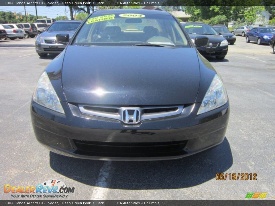 2004 Honda Accord EX-L Sedan Deep Green Pearl / Black Photo #1