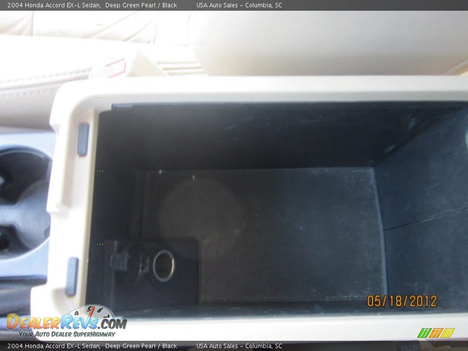 2004 Honda Accord EX-L Sedan Deep Green Pearl / Black Photo #20