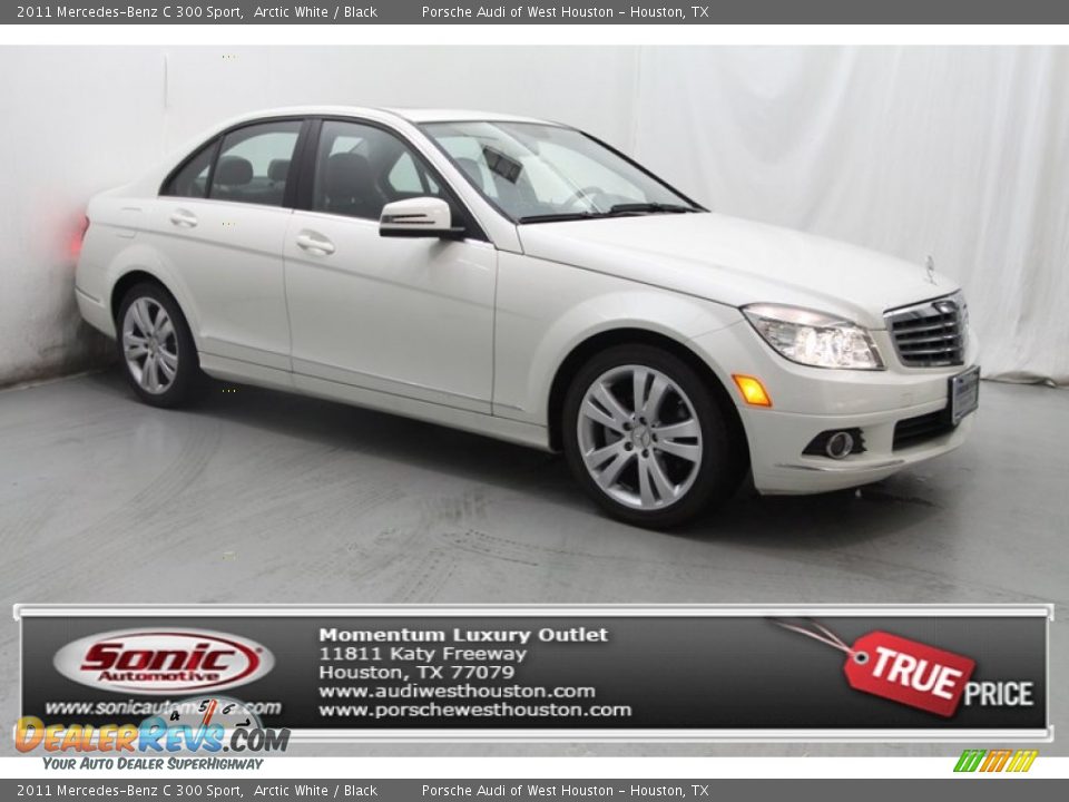 2011 Mercedes-Benz C 300 Sport Arctic White / Black Photo #1
