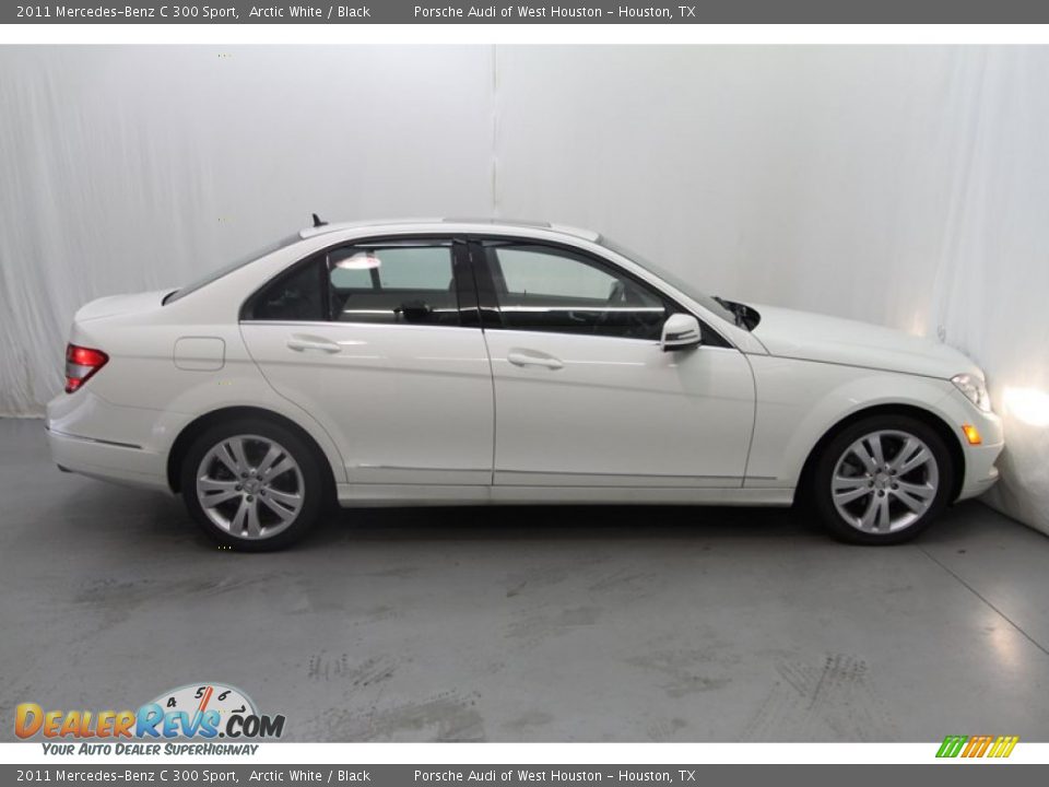 2011 Mercedes-Benz C 300 Sport Arctic White / Black Photo #2