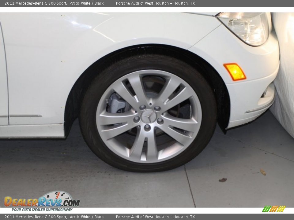 2011 Mercedes-Benz C 300 Sport Arctic White / Black Photo #4