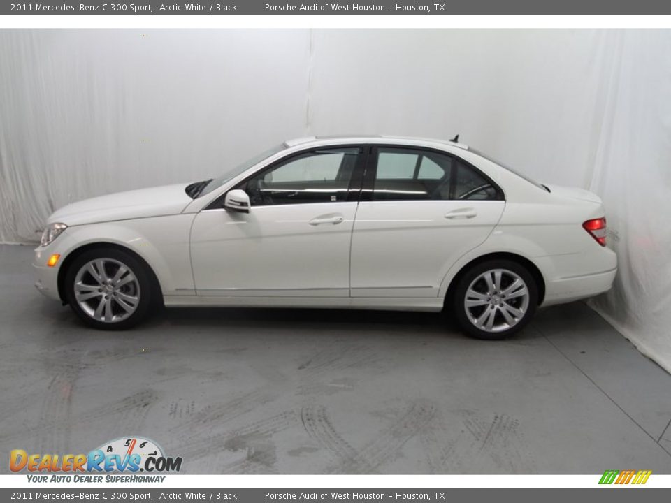 2011 Mercedes-Benz C 300 Sport Arctic White / Black Photo #12