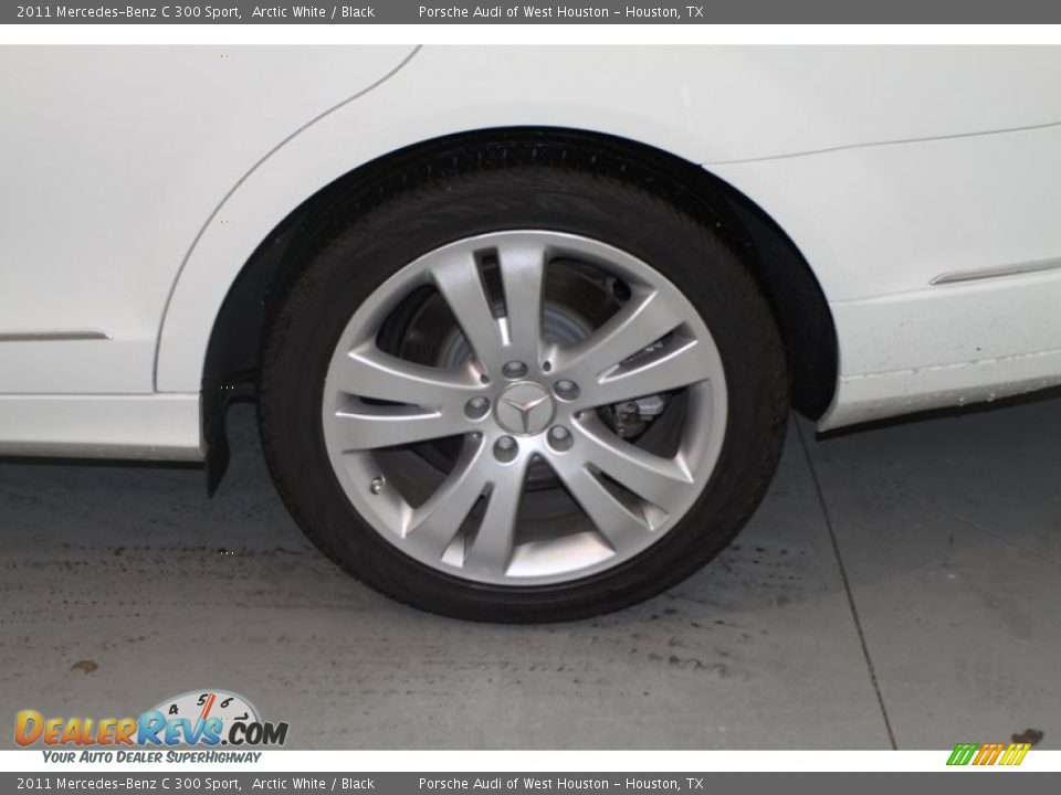 2011 Mercedes-Benz C 300 Sport Arctic White / Black Photo #13