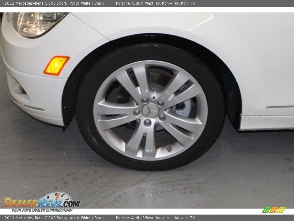 2011 Mercedes-Benz C 300 Sport Arctic White / Black Photo #14