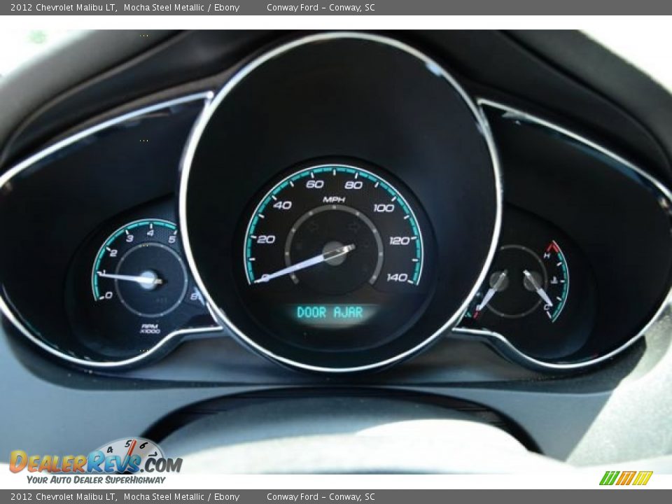 2012 Chevrolet Malibu LT Mocha Steel Metallic / Ebony Photo #17